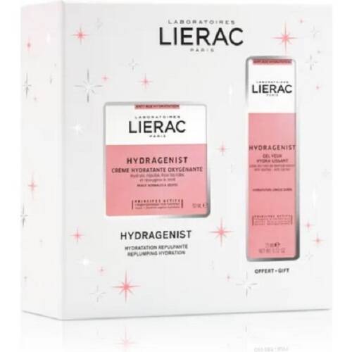 Lierac Hydragenist Moisturizing Dolgunlaştırıcı Krem 50 ml + Hydragenist Pürüzsüzleştirici Göz Kremi 15 ml - 1