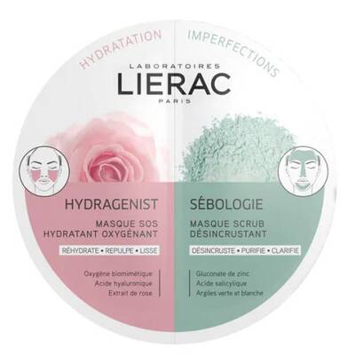 Lierac Hydragenist & Sebologie Mask 2x6ml - 1