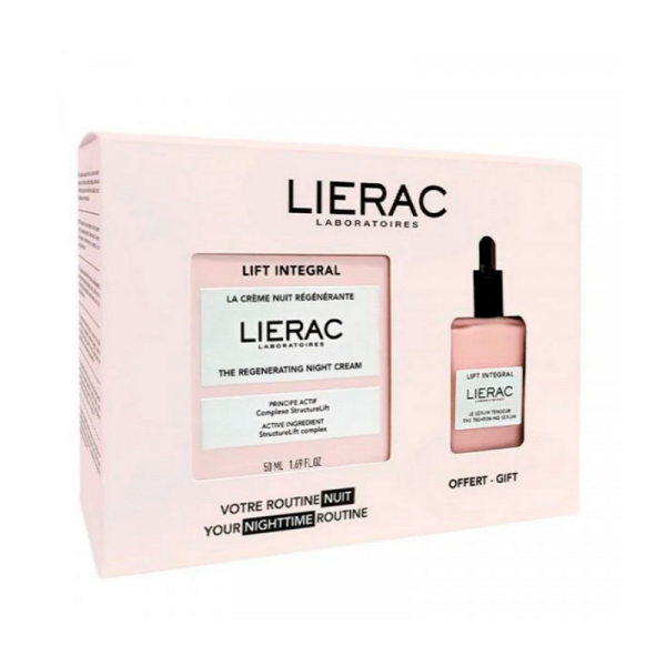 Lierac Lift Integral Set Yenileyici Gece Kremi 50 ml + Tensing Serum 15 ml - 1
