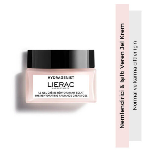 Lierac Paris Hydragenist The Rehdyrating Radiance Cream Gel Vegan Nemlendirici Işıltı Veren Krem Jel 50 ml - 1