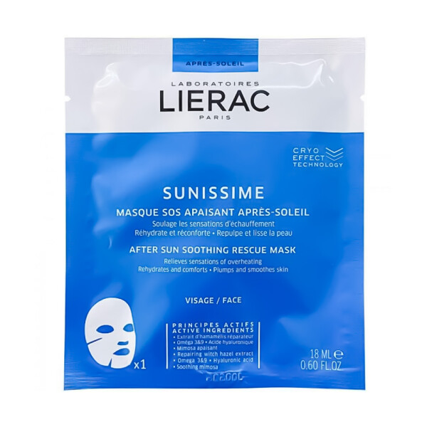 Lierac Paris Sunissime After Sun Soothing Rescue Mask 18 ml - 1