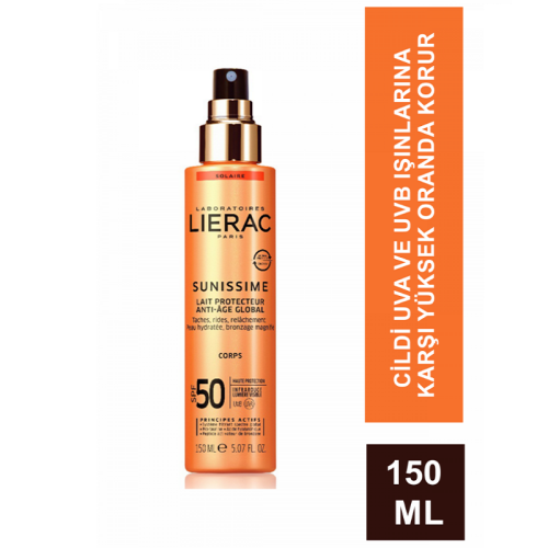 Lierac Paris Sunissime Anti Age Global Corps Spray SPF50 150 ml - 1