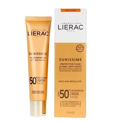 Lierac Paris Sunissime Yüz ve Dekolte Bölgesi için Güneş Krem SPF50+ 40 ml