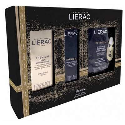 Lierac Premium La Cure 30Ml + Voluptuous Cream 30Ml + Gold Mask - 1