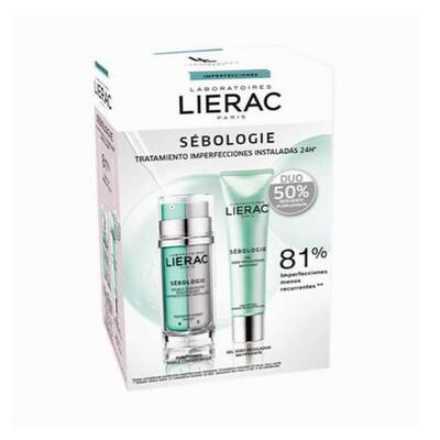 Lierac Sebologie Double Concentrate Krem + Sebologie Yıkama Jeli 40 Ml - 1