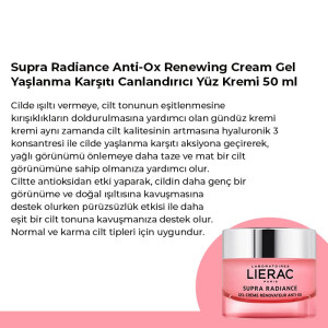 Lierac Supra Radiance Anti-Ox Renewing Cream-Gel 50 ml - 3