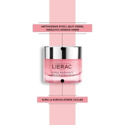 Lierac Supra Radiance Cream Işıltı Veren Yenileyici Krem 50 ml + Supra Radiance Detoks Etkili Serum 30 ml - 2