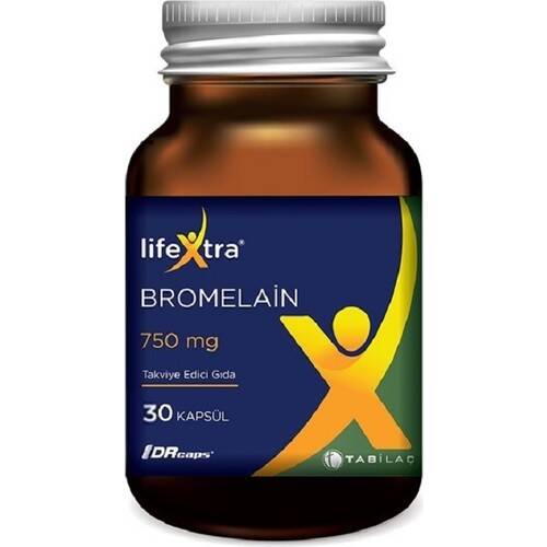 Lifextra Bromelain 750 mg 30 Kapsül - 1