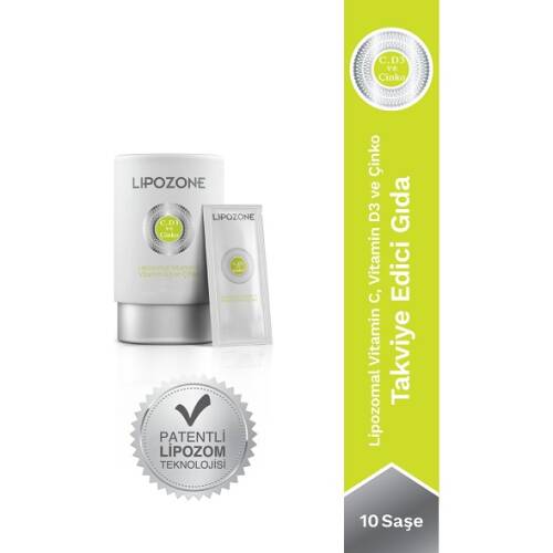 Lipozone Vitamin C D Çinko 10 Saşe - 1