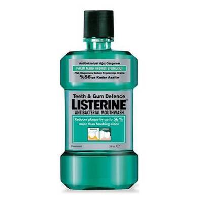 Listerine Alkolsüz Diş ve Diş Eti Koruması Ağız Bakım Suyu 500 ml - 1