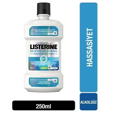 Listerine Hassasiyet için Geliştirilmiş Koruma Ağız Çalkalama Suyu 250 ml - 1