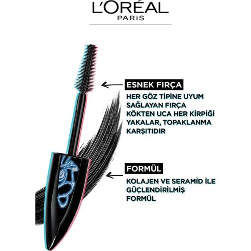 L'Oréal Paris Bambi Oversized Eye Maskara - Siyah - 6