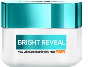 L'Oreal Paris Bright Reveal Koyu Leke Karşıtı Cilt Tonu Eşitleyici Nemlendirici Krem Niasinamid SPF50 50 ml