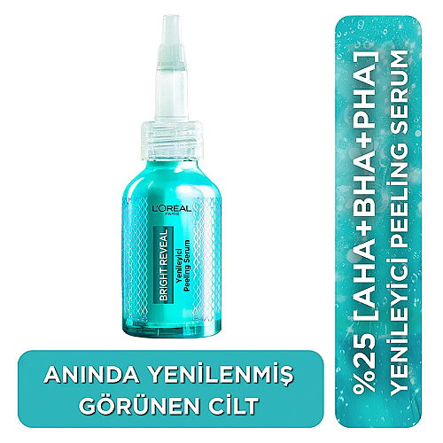 L'Oreal Paris Bright Reveal Koyu Lekelere Karşı Hızlı Etkili Yenileyici Peeling Serum 25% Aha + Bha + Pha 25 ml - 1