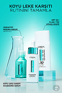 L'Oreal Paris Bright Reveal Sivilce Güneş Yaşlanma Lekelerinde Etkili Koyu Leke Karşıtı Serum 10% Niasinamid 30 ml - 5