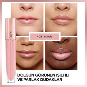 L'Oreal Paris Brilliant Signature Plump In Gloss Likit Ruj - 402 Soar - 4