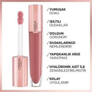 L'Oreal Paris Brilliant Signature Plump In Gloss Likit Ruj - 412 I Heighten - 5