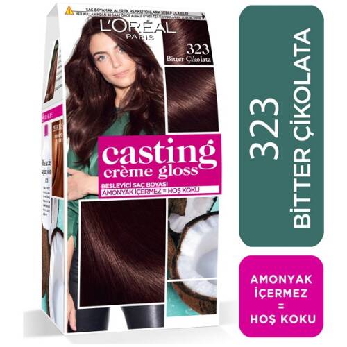 L'Oreal Paris Casting Creme Gloss Saç Boyası - 323 Bitter Çikolata - 1