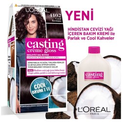 L'Oreal Paris Casting Creme Gloss Saç Boyası - 4102 Cool Kestane - 2