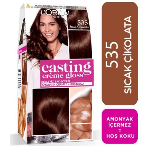 L'Oreal Paris Casting Creme Gloss Saç Boyası - 535 Sıcak Çikolata - 1