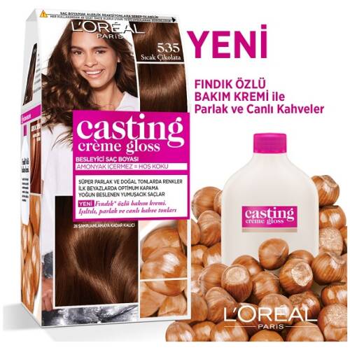 L'Oreal Paris Casting Creme Gloss Saç Boyası - 535 Sıcak Çikolata - 2