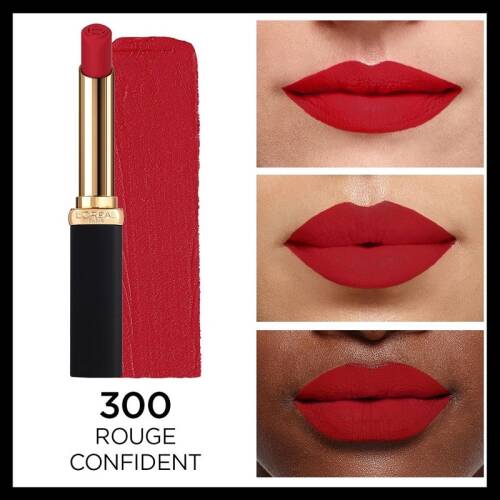 L'oreal Paris Color Riche Colors Of Worth Intense Volume Matte Ruj - 300 Rouge Confident - 2