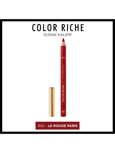 Loreal Paris Color Riche Dudak Kalemi - 300 Le Rouge Paris - 1