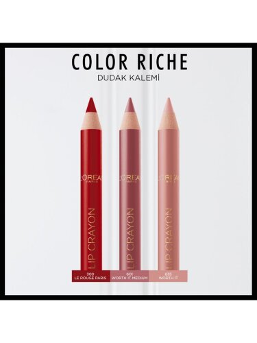 Loreal Paris Color Riche Dudak Kalemi - 635 Worth It Medium - 3