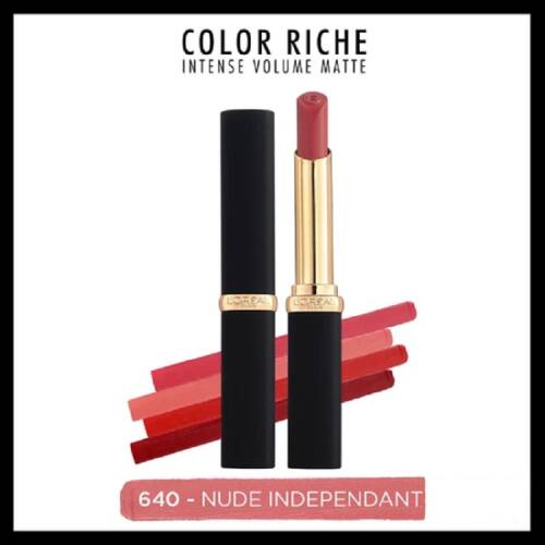 L'Oreal Paris Color Riche İntense Volume Matte Ruj - 640 Nude İndependant - 1