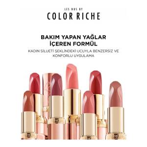 L'Oreal Paris Color Riche Les Nus Ruj - 176 Nu İrrevent - 5