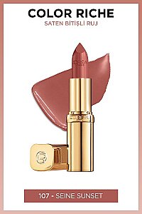 Loreal Paris Color Riche Saten Bitişli Ruj 107 Seine Sunset