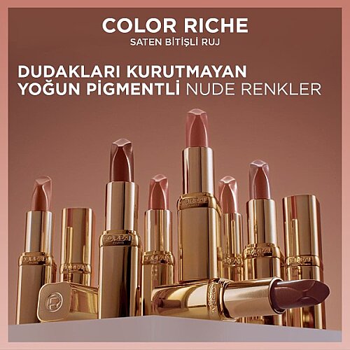 Loreal Paris Color Riche Saten Bitişli Ruj 107 Seine Sunset - 4