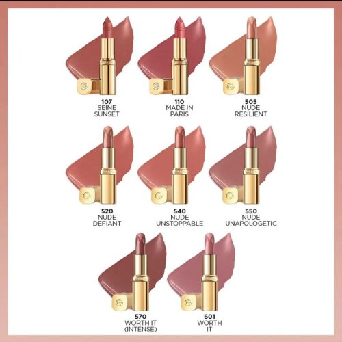 Loreal Paris Color Riche Saten Bitişli Ruj - Nude Unapologetic 550 - 5