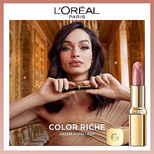 Loreal Paris Color Riche Saten Bitişli Ruj - Nude Unapologetic 550 - 6