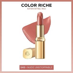 L'Oreal Paris Color Riche Saten Bitişli Ruj - Nude Unstoppable 540 - 2