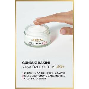 L'Oreal Paris Dermo Nemlendirici Krem Yaş Uzmanı 40+ 50 ml - 4