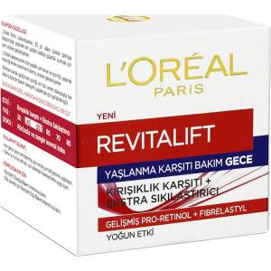 L'Oreal Paris Dermo Revitalift Kırışık Karşıtı Gece Kremi 50 ml - 4