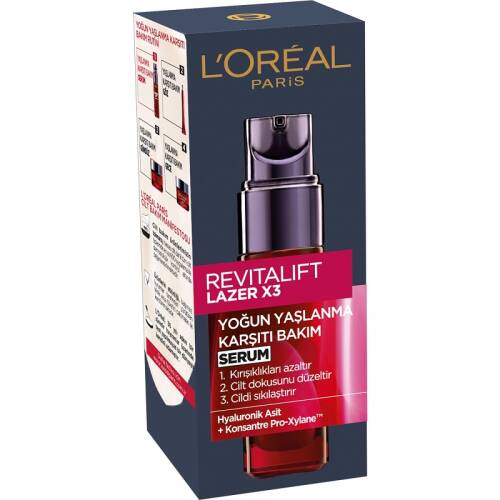 L'Oreal Paris Dermo Revitalift Laser X3 Yaşlanma Karşıtı Serum 30 ml - 3