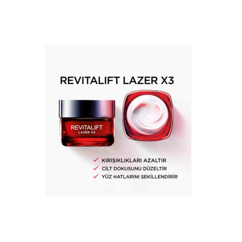 L'Oreal Paris Dermo Revitalift Laser X3 Yoğun Yaşlanma Karşıtı Gündüz Kremi 50 ml - 4