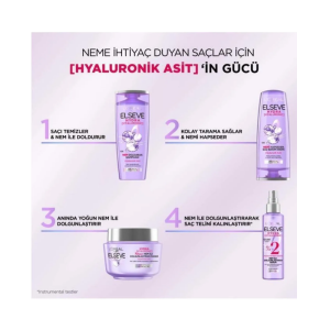 Loreal Paris Elseve Hydra Hyaluronic Nem ile Dolgunlaştıran Serum 150 ml - 4