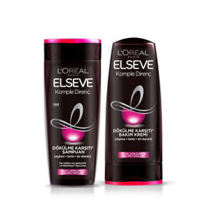 L'Oreal Paris Elseve Komple Direnç Dökülme Karşıtı Şampuan 360 ml + Bakım Krem 175 ml