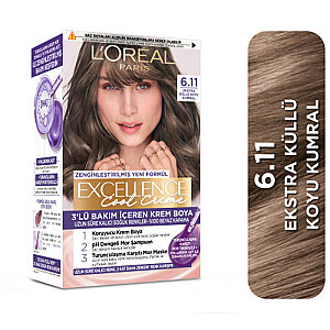 Loreal Paris Excellence Cool Creme Saç Boyası 6.11 Ekstra Küllü Koyu Kumral 