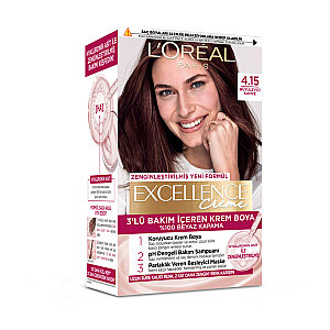 Loreal Paris Excellence Creme Saç Boyası - 4.15 Büyüleyici Kahve - 1