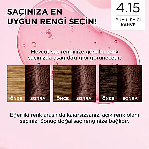 Loreal Paris Excellence Creme Saç Boyası - 4.15 Büyüleyici Kahve - 5