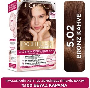 Loreal Paris Excellence Creme Saç Boyası 5.02 Bronz Kahve