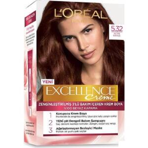 L'Oreal Paris Excellence Creme Saç Boyası 5.32 Altın Kahve