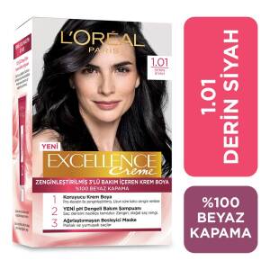 L'Oreal Paris Excellence Saç Boyası 1/01 Derin Saf Siyah