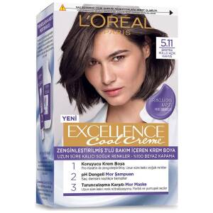 L'Oreal Paris Excellence Saç Boyası 5.11 Küllü Açık Kahve - 2