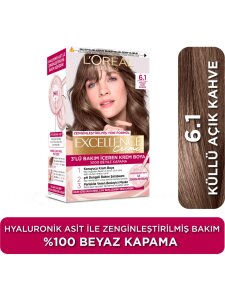 Loreal Paris Excellence Creme Saç Boyası 6.1 Küllü Açık Kahve