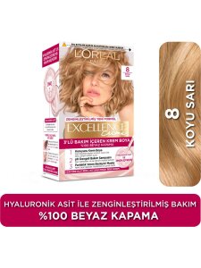 Loreal Paris Excellence Creme Saç Boyası 8 Koyu Sarı